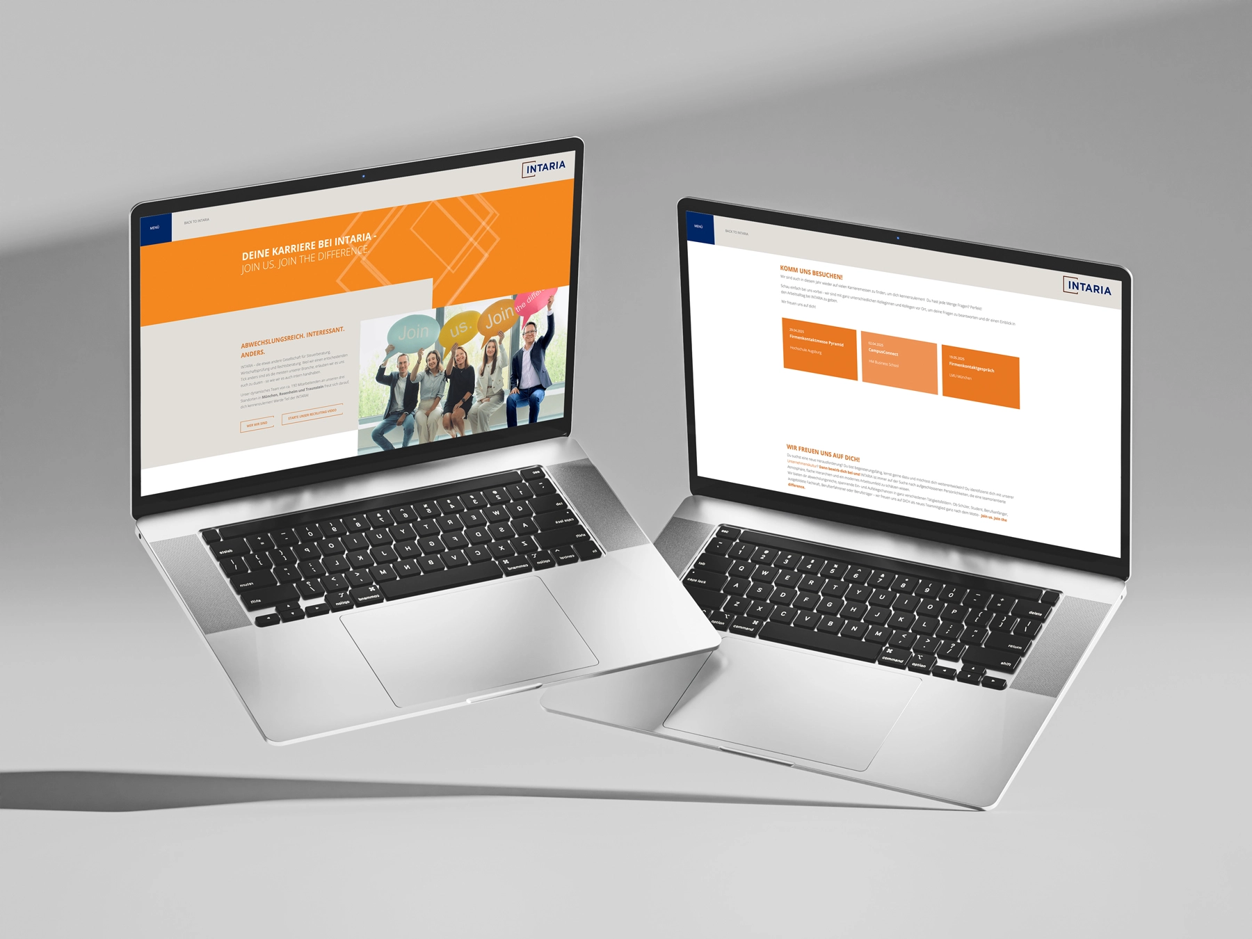 Karriere-Webseite für INTARIA