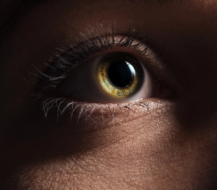 Ein grünes Auge